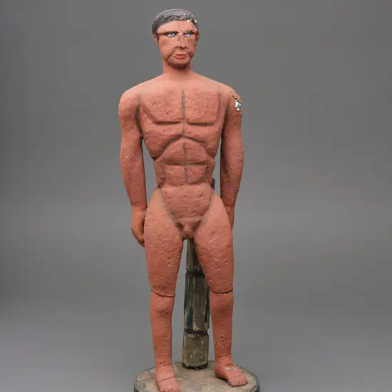 Léon de Villalier (fl. c. 1940-1996) ‘Male figure’